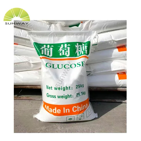 édulcorants de glucose monohydraté du dextrose 25kg/Bag